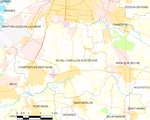 Map commune FR insee code 35206